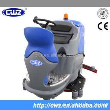 CE approved ride on floor scrubber drier for waiting hall